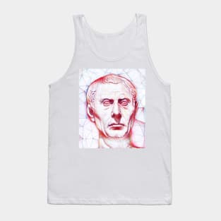 Suetonius Portrait | Suetonius Artwork | Line Art Tank Top